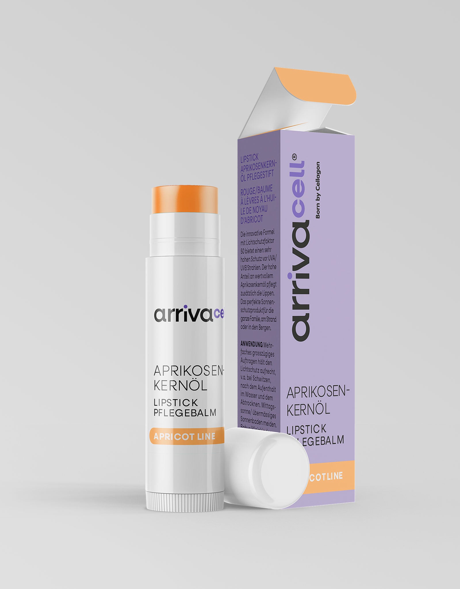 APRIKOSENKERNÖL LIP & SUN STICK PFLEGEBALM SPF50